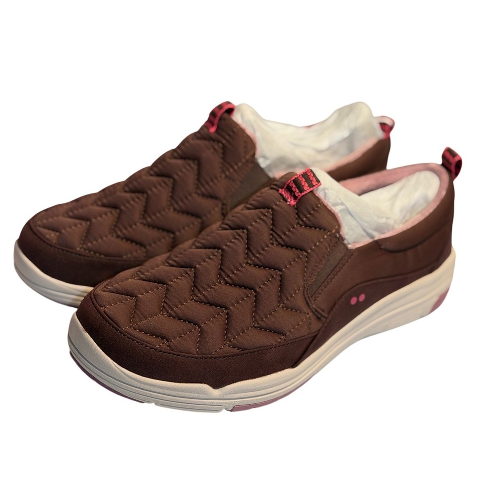 Ryka SlipOn Shoes Vintage Purple Quilted Water-Repellent Ava3 Sneakers 11W Women